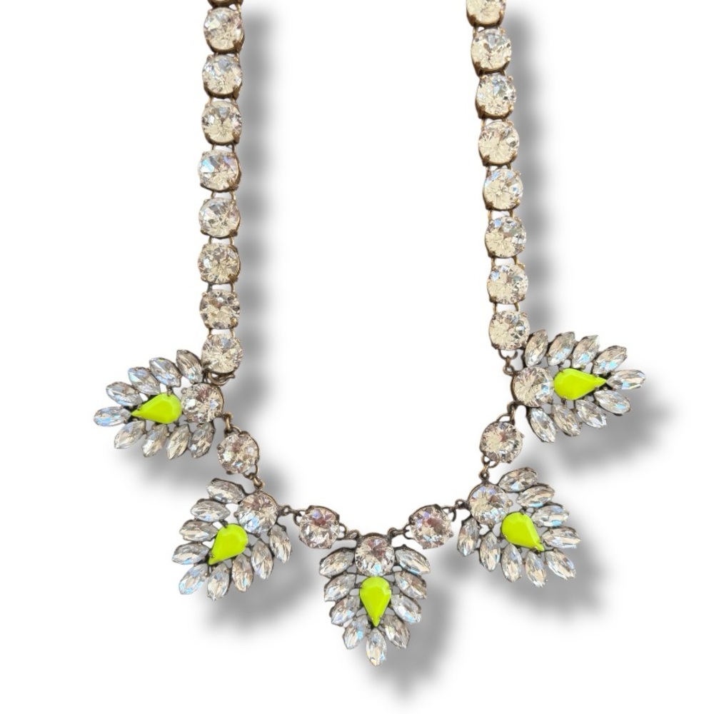 J. Crew Crystal Neon Statement Necklace - Picture 3 of 5